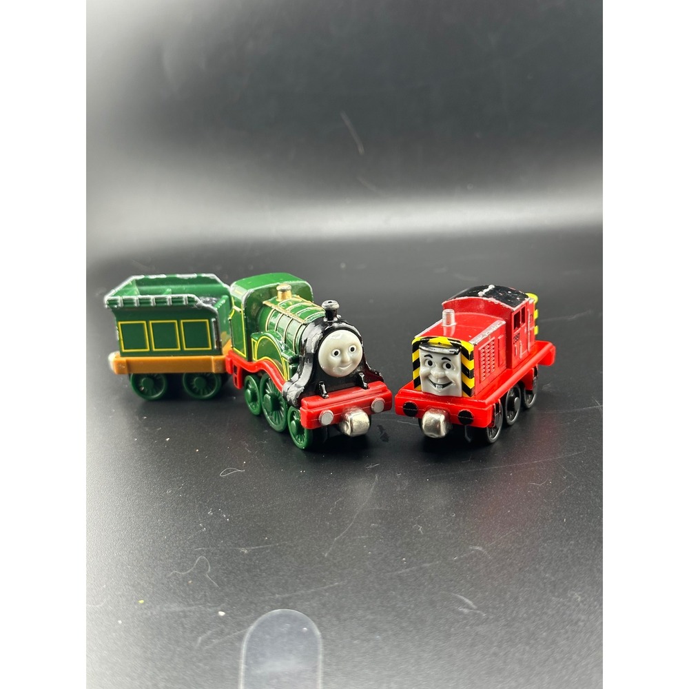 Emily and Tender Salty‎ Take N Play Along Lot Diecast Trains Vtg Thomas Train